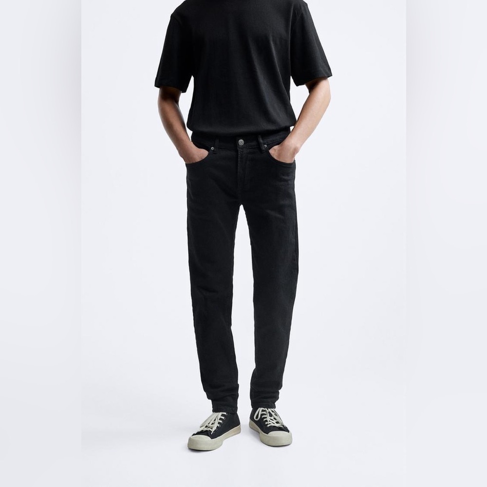 Zara Men’s Black Slim Jeans - Size 31